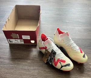 *NEU* Puma Future Ultimate FG/AG Damen Fußball - 107356 01 weiß/feuer Größe 8,5 - Bild 1 von 7