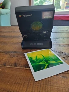 Polaroid SLR 680 Vintage Instant Land Camera, Functions, Pls read description  - Picture 1 of 12