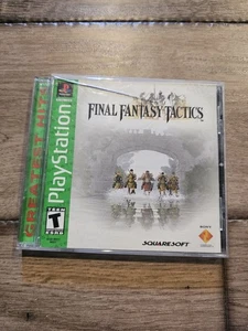 Final Fantasy Tactics: Greatest Hits (Sony PlayStation 1 PS1, 1998) CIB COMPLETE - Picture 1 of 6