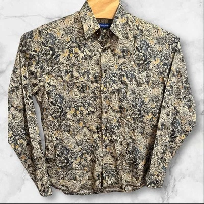Georg Roth Long Sleeve Button Up Shirt Mens Large Floral - Image 1 of 4