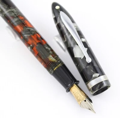 Sheaffer Lifetime Balance Grey Pearl Fountain Pen - Vintage Cr.1930's - Image 1 of 4