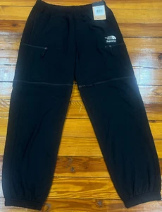 Supreme x The North Face Convertible Sweatpant Zip Off Black Men's Small NWT - Picture 1 of 11