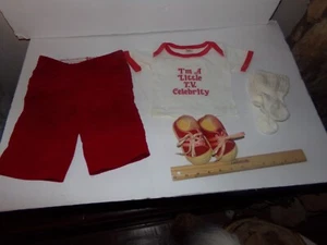 CABBAGE PATCH SOFT SCULPTURE XAVIER ROBERT TV CELEBRITY OUTFIT W/SHOES - Bild 1 von 3