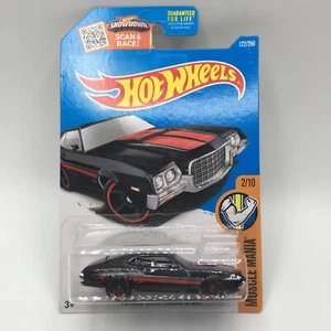 2016 HOT WHEELS '72 FORD GRAN TORINO SPORT Black Muscle Mania New￼ - Picture 1 of 3