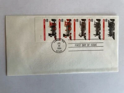 US Scott 2847a Full Pane First Day Cover Chama NM 7/28/94 Postmark Unaddressed - Image 1 of 2