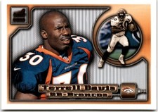 2000 Pacific Aurora #42 Terrell Davis Broncos Premiere Date Pinstripes