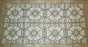 Vintage Cutout Floral Table Runner - Marshall Field & Company - Picture 1 of 3