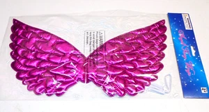 Girls Angel Fairy Wings Costume Metallic Pink - Picture 1 of 3