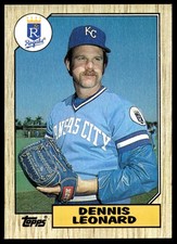 1987 Topps Dennis Leonard Kansas City Royals #38