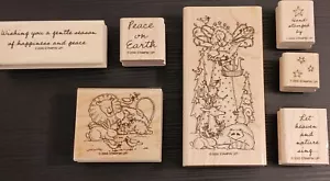 Stampin Up Paradiso e Natura Set di francobolli natalizi 7 pezzi 2000 - Foto 1 di 19