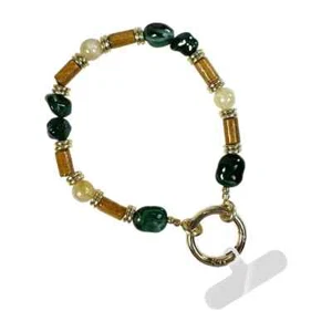 SAVE THE GIRLS CLIP & GO HAWAIANO MULTICOLOR PULSERA CON CUENTAS CORREA PARA TELÉFONO CELULAR - Imagen 1 de 7