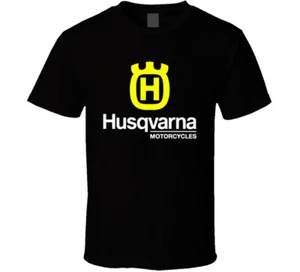 Husqvarna Motorcycles Style T Shirt - Picture 1 of 2