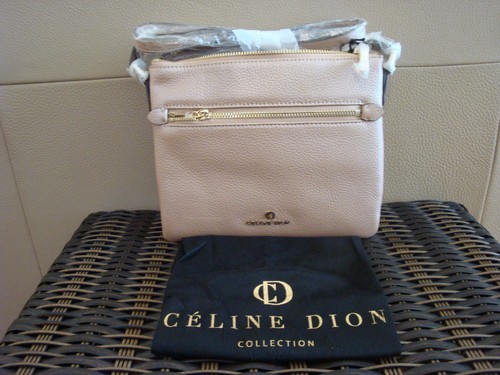 Tracolla Celine Dion in pelle Adagio ~ colori disponibili: oro rosa o argento ~ nuova! $ 188