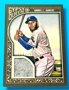 Tarjeta reliquia 2015 Topps Gypsy Queen #GQR-EA Elvis Andrus AR52-01 - Imagen 1 de 1
