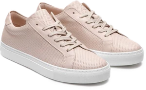 GREATS 10026 ROYALE BLUSH PERFORATED LACE UP LEATHER SNEAKER WOMEN'S SIZE 9 $179 - Picture 1 of 4