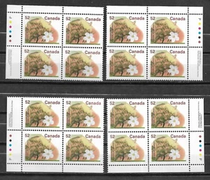 pk01626:Stamps-Canada #1366 Gravenstein Apple 52 cent Plate Block Set - MNH - Picture 1 of 1