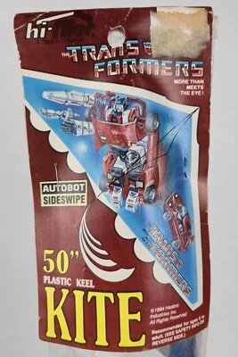 Vintage Transformers 50” Hi-Flier Kite Autobot Sideswipe 1984 NOS Sealed Plastic - Image 1 of 4