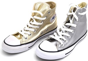 converse mujer doradas