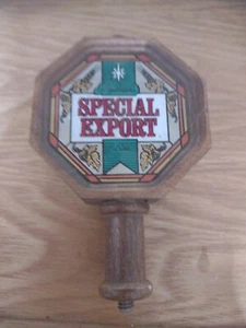 Vintage Special Export Beer Tap Handle Draught Pull Lever Wood - Picture 1 of 5