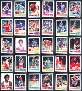 1977-78 Topps Basketball Cards Complete Your Set You U Pick From List 1-132