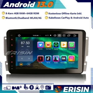 64GB Android 13 CarPlay Autoradio GPS 4G Mercedes C/G-Klasse CLK W209 Viano Vito - Bild 1 von 21