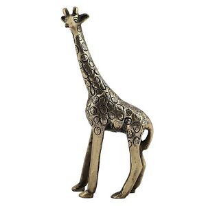 Brass Giraffe ( 8 Inches and 550g ) Ethnic Design Handmade for Home Decor