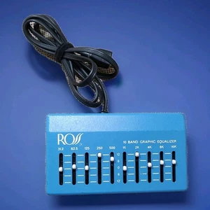 EARLY Ross 10-Band Equalizer  SERIAL #6409 WELL TAKEN CARE OF! - Picture 1 of 4