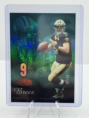 Drew Brees 48/50 2006 Fleer Flair Showcase #60 New Orleans Saints - white corner - Image 1 of 2