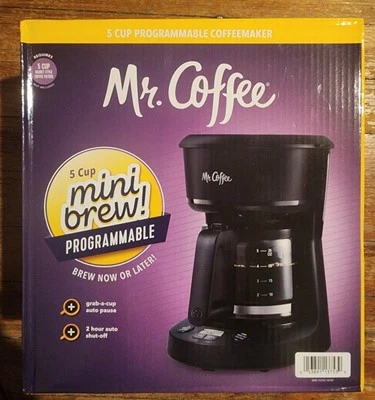 Mister Coffee 5 Cup Mini Brew Programmable Coffee Maker - Image 1 of 4