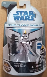 Star Wars The Clone Wars Clone Pilot Odd Ball Action Figure No.11 - Picture 1 of 2
