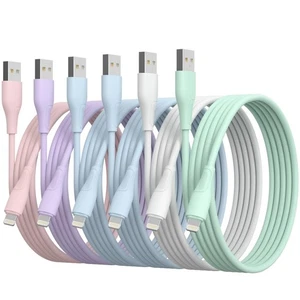 6Pack(3/3/6/6/6/10 FT) Original [Apple MFi Certified] iPhone Charger Fast Cha... - Picture 1 of 7