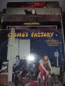 CLASSIC ROCK VINYL LP LOT, CREEDENCE, GOLDEN EARRING, ELP & MORE - Imagen 1 de 6