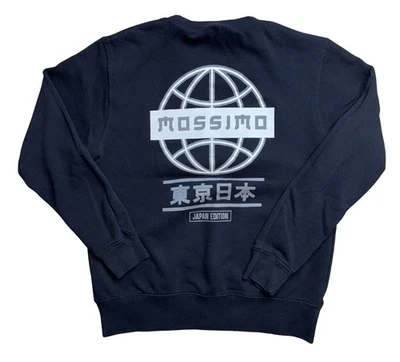 Mossimo Adult Black Japan Edition Small Crewneck Sweater Sweatshirt Street Y2K - Image 1 of 4