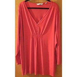 Women's Plus Size Avenue Red Blouse Size 30-32 - Picture 1 of 8