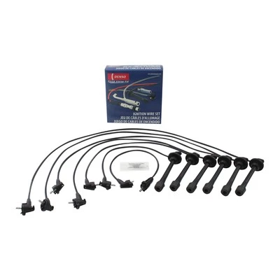 Juego de cables de bujía de encendido 5 mm DENSO para Lexus LX450 Toyota Land Cruiser 4,5 L Foto 1 de 4