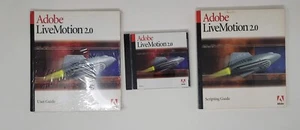 Adobe LiveMotion 2.0 Software Windows-Mac W/Serial # & User Guide & Scripting - Picture 1 of 7