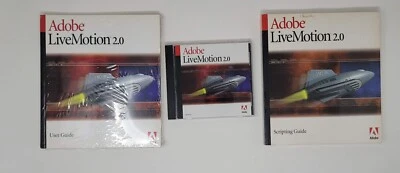 Software Adobe LiveMotion 2.0 Windows-Mac con serie # y guía del usuario y secuencias de comandos Foto 1 de 4
