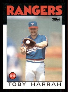 1986 Topps Toby Harrah #535  Texas Rangers