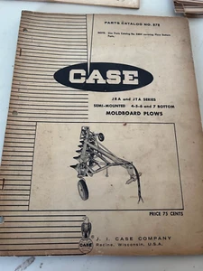 Case JRA & JTA Halbmontage Formbrett Pflug Teilekatalog 878 - Bild 1 von 2
