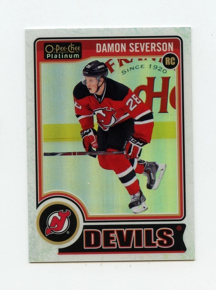 14/15 O-PEE-CHEE OPC PLATINUM WHITE ICE ROOKIE RC DAMON SEVERSON 116/199 *70484 - Image 1 of 1