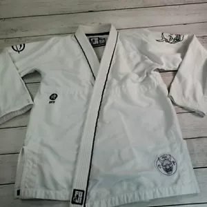 Top blanco Fuji Suparaito ligero para hombre brasileño Jiu-Jitsu BJJ Gi artes oscuras - Imagen 1 de 15