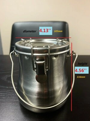 DBSTAR Large Artist Brush Clean Bucket Stainless Steel Brush Washer for Oil Painting