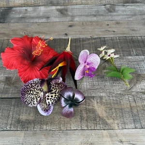 Hawaii Flower Prop Decorations Hawaiian Floral Luau - Picture 1 of 10