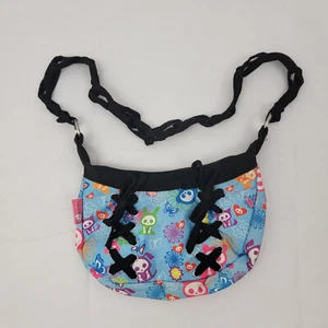 Bolso Cartera Pequeño SKELANIMALS AZUL Animales Coloridos Perro Gato Gótico Grunge Emo - Imagen 1 de 15