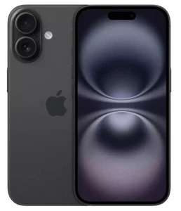 Argos Apple iPhone 16 5G Mobile Phone 6.1" SIM Free 128GB Black MYE73QN/A - Picture 1 of 6