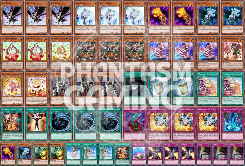 Madolche HAT Deck Fire Ice Hand Breakthrough Skill Anjelly Yugioh - Image 1 of 1