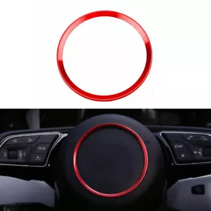 Steering Wheel Center Decoration Ring Cover Trim For Audi A3 A4L Q3 Q5 A5 A6L - Picture 1 of 7