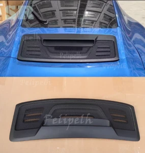 Matte Black Engine Vent Radiator Grille 911R Style For Porsche 911 991.1 2011-16 - Picture 1 of 14