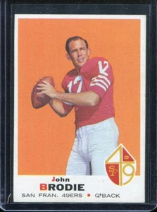 1969 Topps Football # 249 John Brodie (EX-MT) Excellent to Mint - Picture 1 of 2