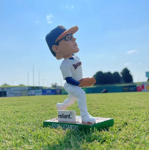 Jesus Luzardo 2021 Miami Marlins pitcher ~ Midland Rockhounds Bobblehead SGA Cover
